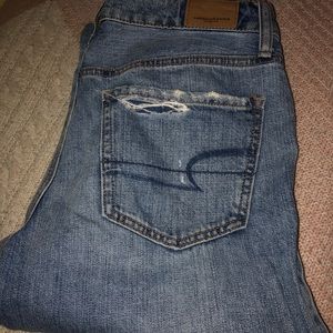 American Eagle ripped jeans